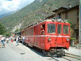 Elettromotrice BDe 4/4 491 della Ferrovia Retica a Castione, al ritorno - 24 agosto 2003