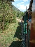 Treno di ritorno a Castione - Grono 24 agosto 2003